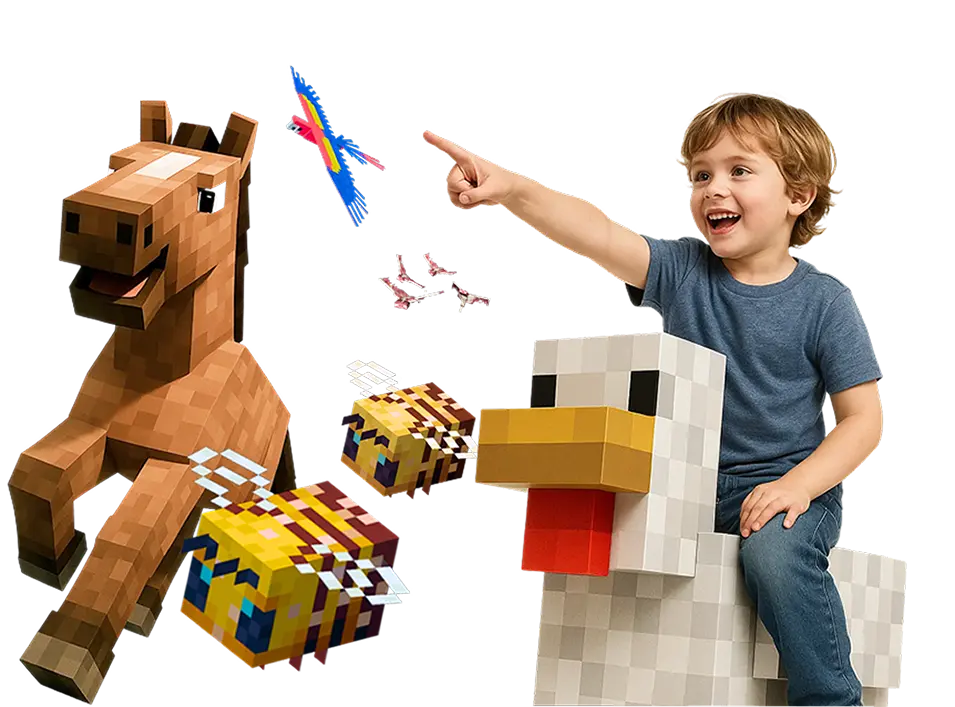 Jr. Minecraft Builders: Animal Kingdom